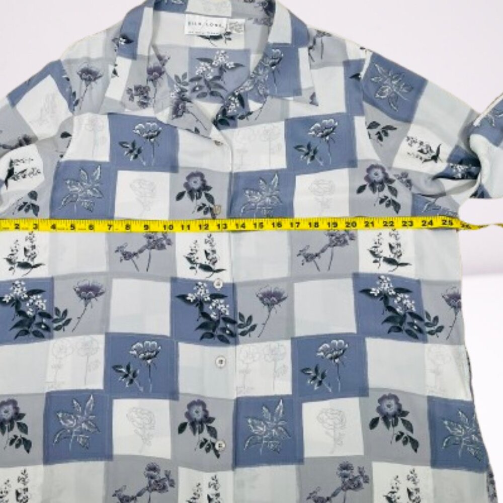 Silk Lore By Beth Terrell Silk Patchwork Floral S… - image 8